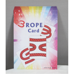 [ A4 사이즈 로프카드 : 3 ROPE CARD ]길이가 다른 세개의 로프가 마술사의 신호에 의해 같은 길이로 바뀌고 마침내 모든 로프가 연결됩니다.