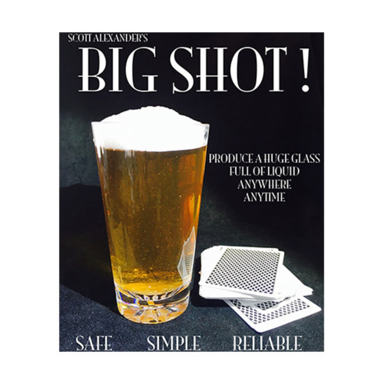 [빅샷] Big Shot by Scott Alexander - 도저희 나올 수 없는곳(모자,쇼핑백)에서 음료한잔이 나타납니다.