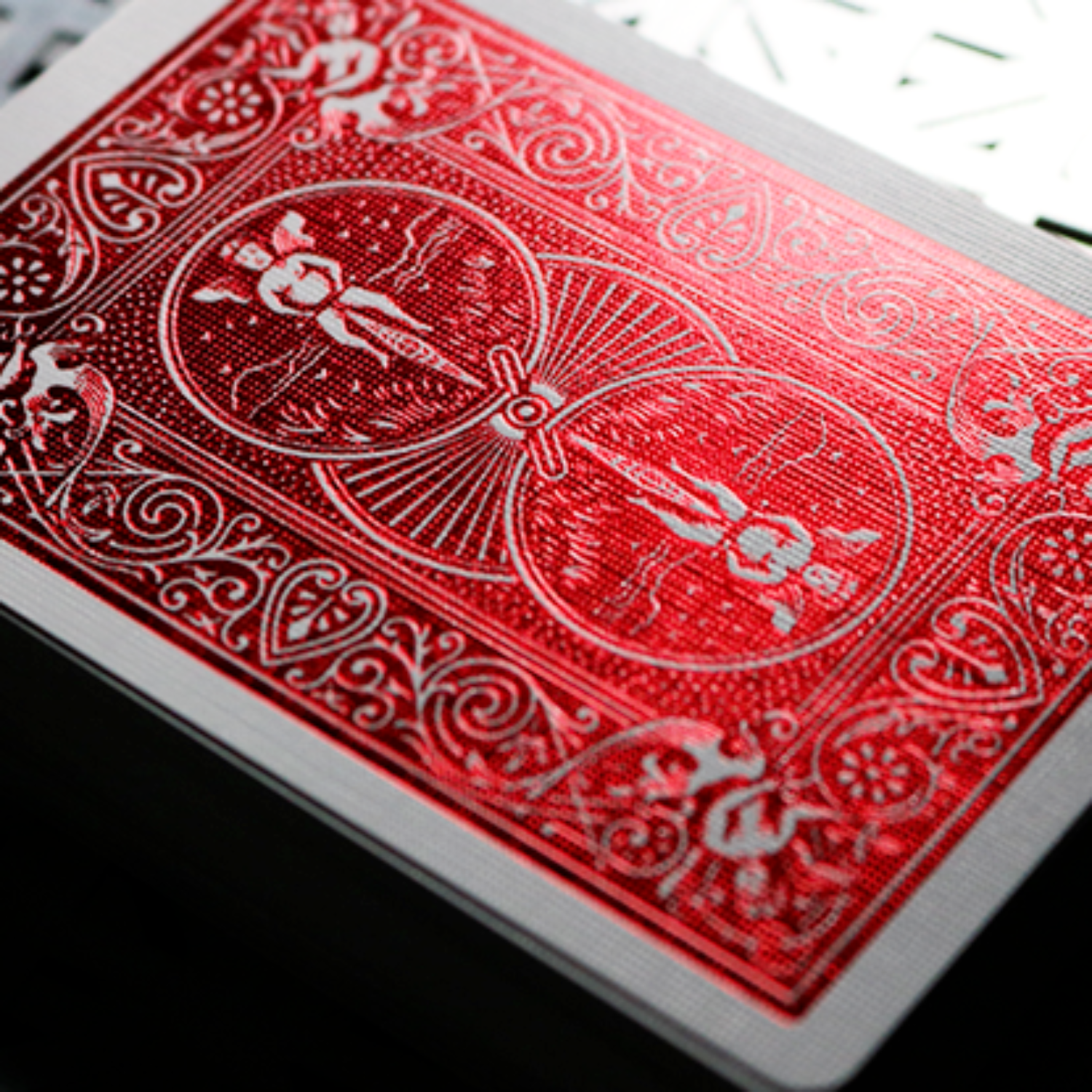 [Red 크림슨럭스 V2] Bicycle Rider Back Crimson Luxe (Red) Version 2 by US Playing Card Co