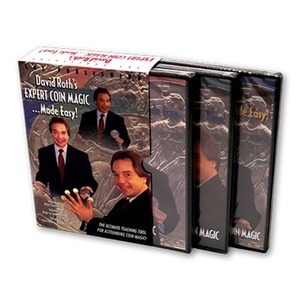 [예약주문]David Roth Expert Coin Magic Made Easy (3 Vol.set-DVD)