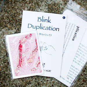 백지카드에 당신의 싸인이 프린트됩니다. 블링크 듀플리케이션(Blink Duplication/바이시클)