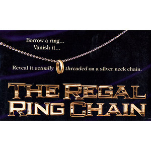 [리갈 링체인]The Regal Ring Chain (DVD and Gimmick) 관객의 반지가 마술사의 목걸이 안으로 순식간에 이동합니다.