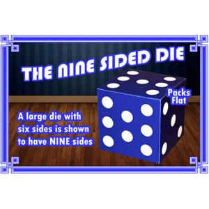 Nine Sided Die by Angelo Carbone - 네모난 주사위가 1부터 6을넘어 9까지 나올 수 있을까요?