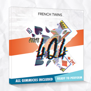 [에러404] Error 404 by Les French Twins - 4조각으로 찢어진 카드를 공중에 던졌더니 다른카드 조각으로 바뀌고 또다시 한장의 카드로 복구됩니다.