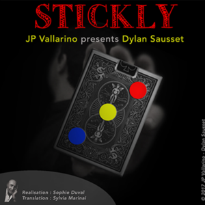 [스티클리] STICKLY by Jean Peire Vallarino - 카드에 붙어있는 스티커의 컬러체인지,베니싱&amp;어피어링등등 발레리노의 특별한 트릭이 놀랍습니다.
