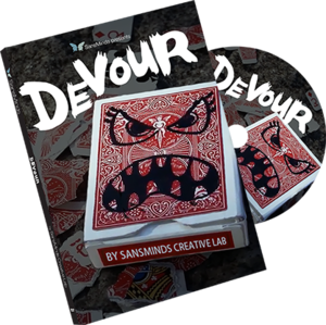 [디바우어]Devour (DVD and Gimmick) by SansMinds Creative Lab - 카드케이스가 (관객의 카드만 남긴채)모든 카드를 먹어치워버립니다.