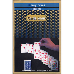 카드노우(Cards Know (DVD and Props) by Henry Evans - DVD
