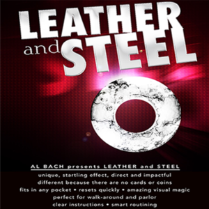 [US25] [리더&amp;스틸]LEATHER and STEEL (Gimmick and Online Instructions) by Al Bach