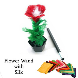 [ST057]플라워완드&amp;스카프(Flower Wand  &amp; Scarf) 완드를 스카프로 덮었더니 순식간에 꽃나무가 되어버립니다.
