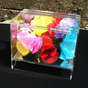 [크리스탈 플라워케이스]Crystal Flower Case 비어있는투명한 크리스탈 상자에서 갑자기 꽃이 넘쳐납니다.